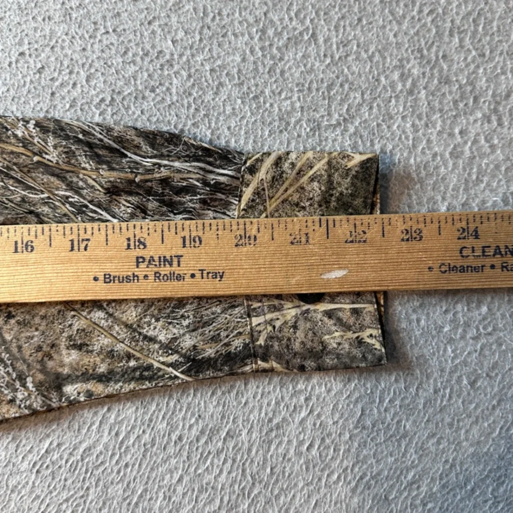 Magellan Shirt Womens M Brown Mossy Oak‎ Camo Hunt Gear Mesh Panel Button Down